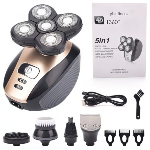 Afeitadora FlexEdge™ 5 Cabezas Móviles + Kit Gratis