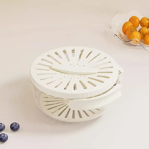 Contenedor con Escurridor 3 En 1 🥦🍇