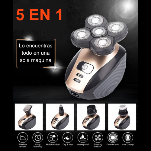 Afeitadora FlexEdge™ 5 Cabezas Móviles + Kit Gratis