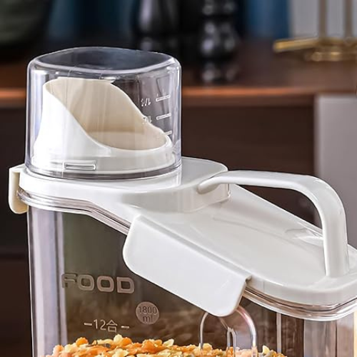 Contenedor Transparente 2L con Sistema de Sellado Hermético♻️