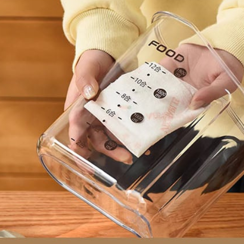 2 Contenedor de 2 L con Sistema de Sellado Hermético♻️
