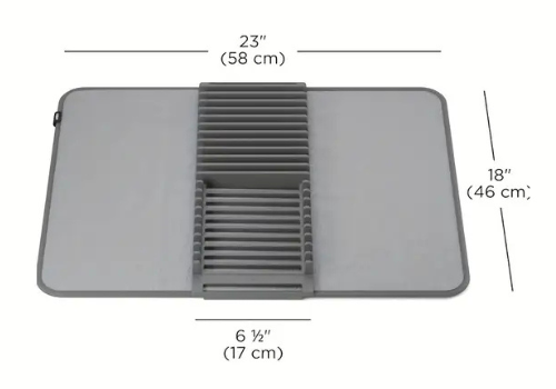 Tapete Escurridor De Loza Absorbente Organizador De Platos