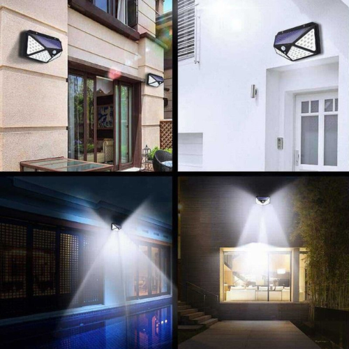 🔐 Ilumina y Protege tu Hogar con el Combo de 4 Lámparas Solares EcoLumen