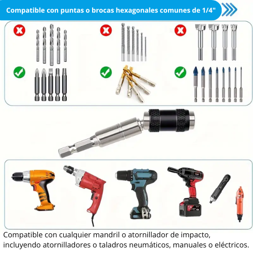 🔥 TurboMag 360™ – El Portapuntas Giratorio Magnético Más Versátil 🔥