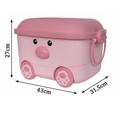 Caja Organizadora Infantil Premium con Tapa y Ruedas 🧩