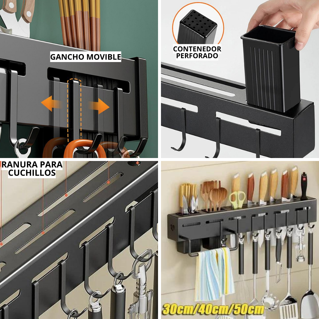 El organizador premium metálico