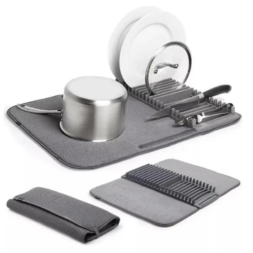 Tapete Escurridor De Loza Absorbente Organizador De Platos