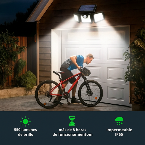Ecolámpara Solar Recargable | Ilumina sin Electricidad