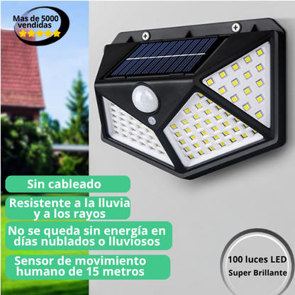 🔐 Ilumina y Protege tu Hogar con el Combo de 4 Lámparas Solares EcoLumen