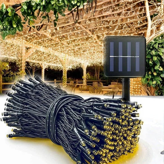 10 metros de Luces Led con Panel Solar🎄
