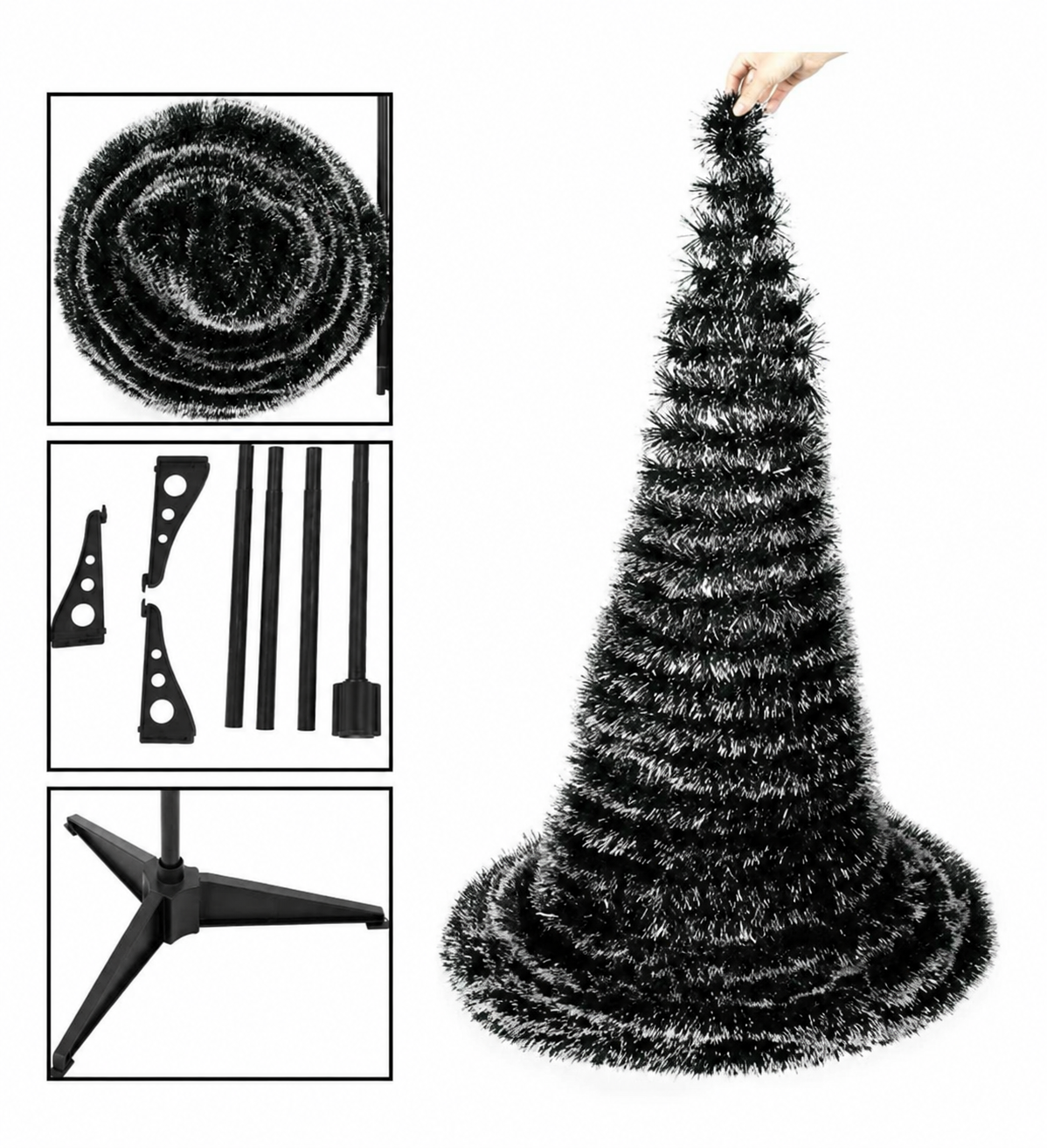 🎄Árbol Plegable 1.50 metros GRATIS 200 bombillos💡