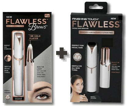 KIT FLAWLESS® DEPILADORAS  FACIAL +CEJAS