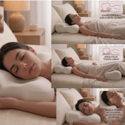 LÚMINA SLEEP Almohada Facial Ergonómica