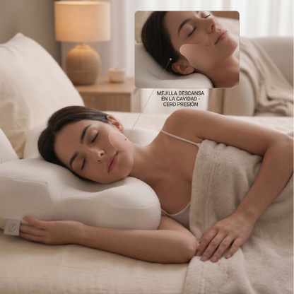 LÚMINA SLEEP Almohada Facial Ergonómica
