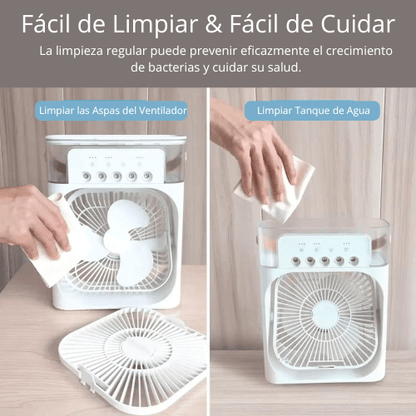 Mini Cooling Fan🌀 Ventilador-Humidificador Portátil