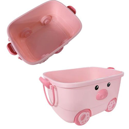 Caja Organizadora Infantil Premium con Tapa y Ruedas 🧩