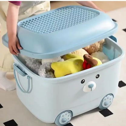 Caja Organizadora Infantil Premium con Tapa y Ruedas 🧩
