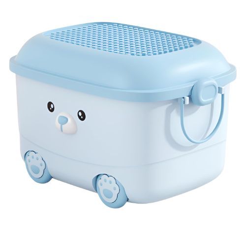 Caja Organizadora Infantil Premium con Tapa y Ruedas 🧩